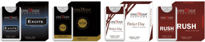 

Crismoda Rush, Noir, Perfect Day, Excite Eau de Parfum - 20 ml(For Men & Women)