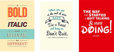 

Vprint Combo pack of 3 Motivational quote Wall Poster Quotes & Motivation ,(12X18) Paper Print(18 inch X 12 inch, Rolled)