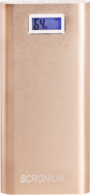 

Scronium 25000 mAh Power Bank (S-2500)(Gold, Lithium-ion)