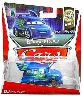 Mattel Die-Cast DJ with Flames(Blue, Green)