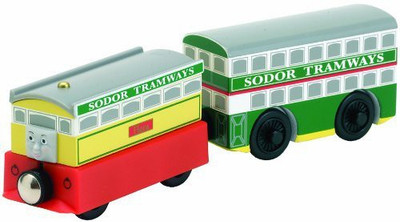 

Learning Curve Thomas & Friends Wooden Railway - Flora & Tram(Multicolor)