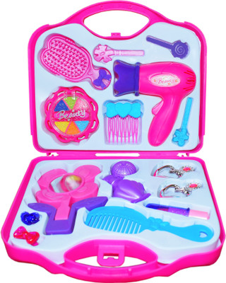 

Flipzon Beauty Role Play Makeup Toy Set for Girls (Color And Design May Vary)