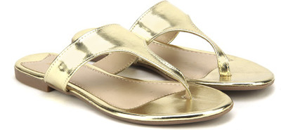 

Bata Women Gold Flats