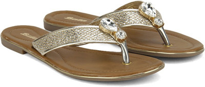 

Bata Women Gold Flats