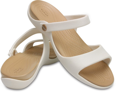 

Crocs Women Off white Sports Sandals