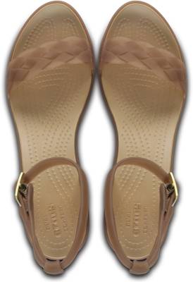 Crocs Women Bronze/Gold Heels