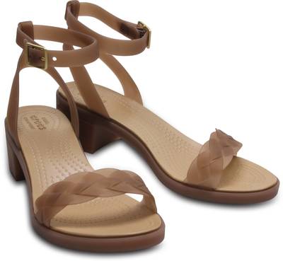 Crocs Women Bronze/Gold Heels
