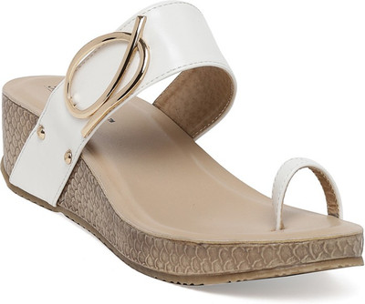 

Bruno Manetti Women White Wedges