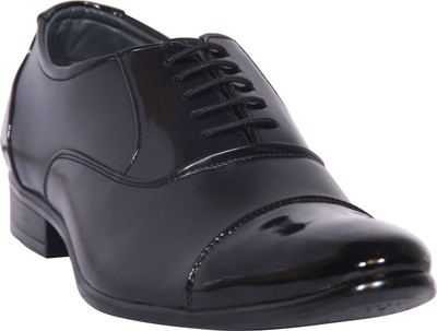 

Leather Chief shinning Lace Up For Men(Black