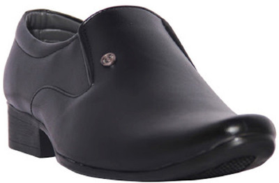 

Leather Chief Slip On For Men(Black