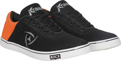 

Kraasa Prime Sneakers For Men(Black, Orange