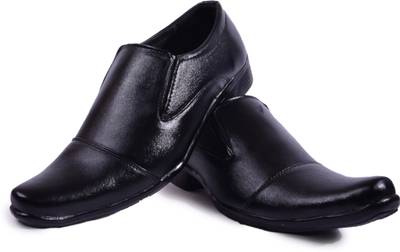 FADISO Black Formals Slip On