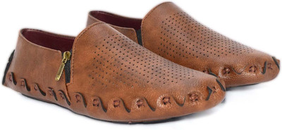 

Alberto Calza Easywalk Partywear, Leather Casual, Driving, Loafers Driving Shoes For Men(Brown