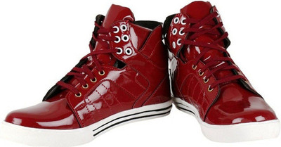 

Zixer Patent Leather Dancing Shoes For Men(Red, Mighty maroon
