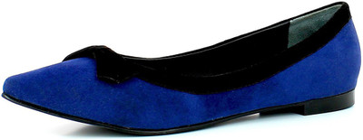 

Saint G Women Blue Leather Bellies For Women(Blue