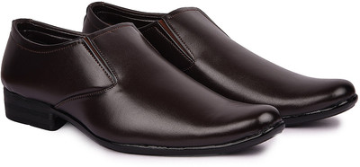 Andrew Scott Men's Brown Synthetic Slip On For Men(Brown