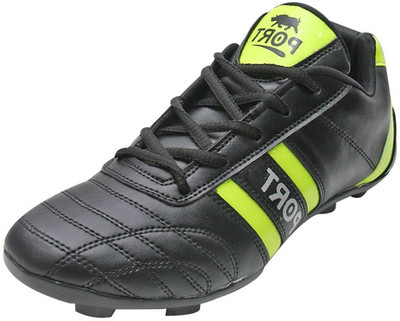 

Port Pompie Football Shoes For Men(Black, Green