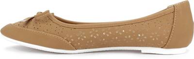Addons Addons Tan Colored Ballerinas Bellies