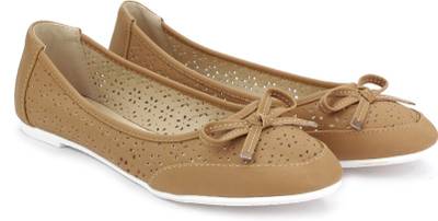 Addons Addons Tan Colored Ballerinas Bellies
