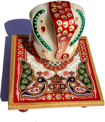 

volik Decorative Showpiece - 5 cm(Porcelain, Multicolor)