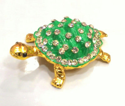 

Marvelousgifts Decorative Showpiece - 2 cm(Alloy, Gold, Green)