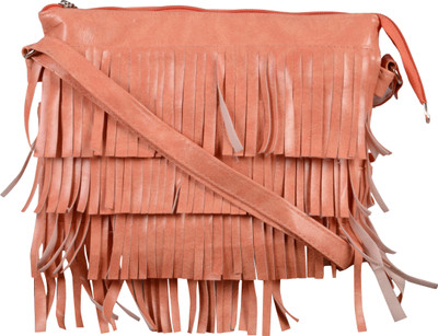 

Nxt Gen Girls Casual Pink Leatherette Sling Bag