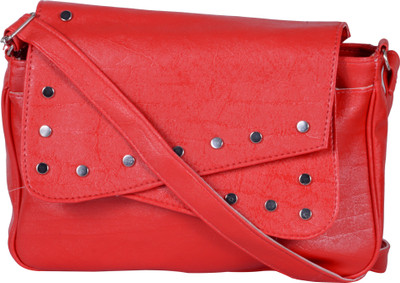 

Nxt Gen Girls Casual Red Leatherette Sling Bag