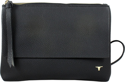 

Bulchee Women Casual Black Leatherette Sling Bag