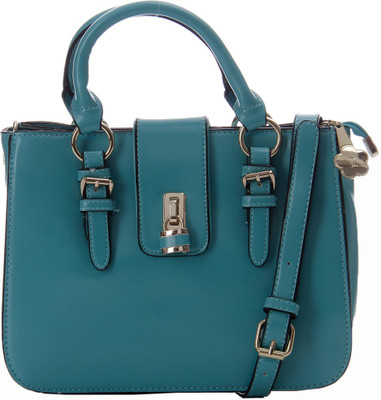 

GLAM DIVA Women Formal Blue PU Hand-held Bag