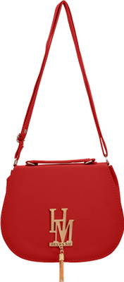 

tap fashion Women Casual Red PU Sling Bag