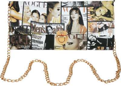 

Quick Fashion Women Evening/Party Multicolor PU Sling Bag