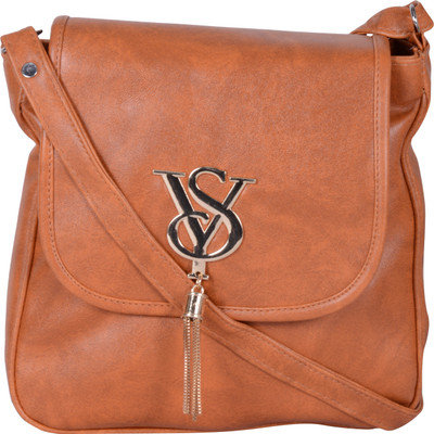 

Nxt Gen Girls Casual Brown Leatherette Sling Bag