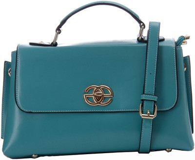 

GLAM DIVA Women Formal Blue PU Hand-held Bag