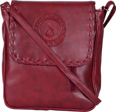 

Nxt Gen Girls Casual Red Leatherette Sling Bag