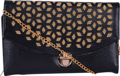 

Nxt Gen Girls Evening/Party Black Leatherette Sling Bag