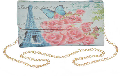 

Quick Fashion Women Evening/Party Multicolor PU Sling Bag