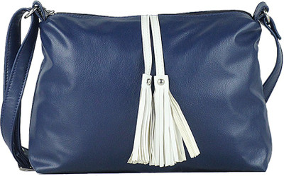 

AFRE Women Casual Blue PU Sling Bag
