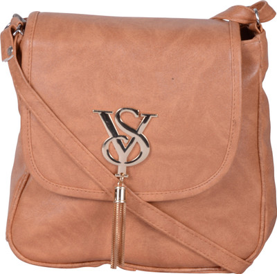 

Nxt Gen Girls Casual Brown Leatherette Sling Bag