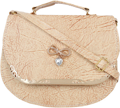 

Ayeshu Women Casual Beige PU Sling Bag