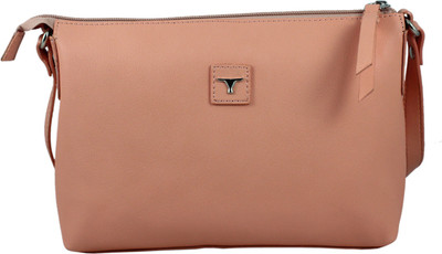 

Bulchee Women Casual Pink PU Sling Bag