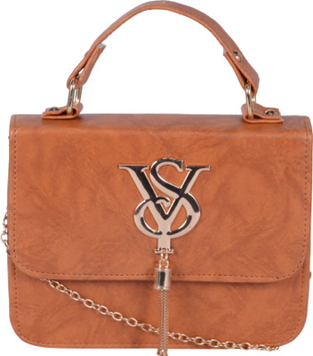 

Nxt Gen Girls Evening/Party Brown Leatherette Sling Bag