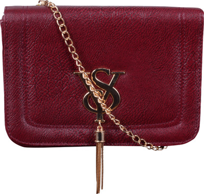 

Nxt Gen Girls Evening/Party Red Leatherette Sling Bag