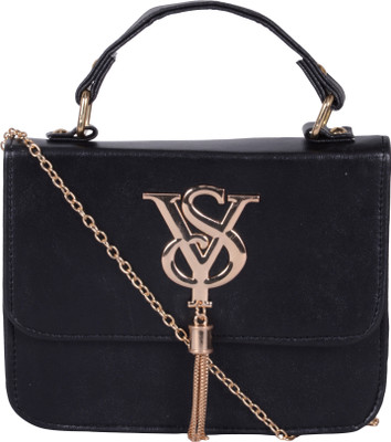 

Nxt Gen Girls Evening/Party Black Leatherette Sling Bag