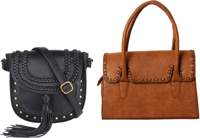 

Lychee Bags Women Casual Black, Red PU Sling Bag