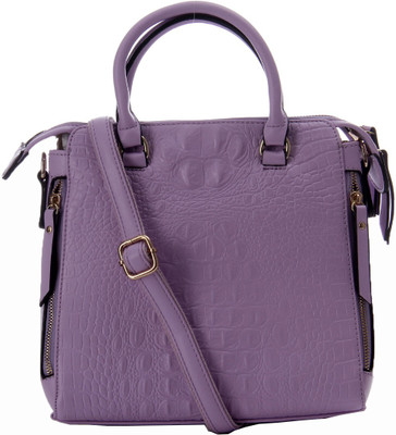 

GLAM DIVA Women Formal Purple PU Hand-held Bag