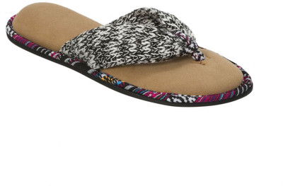 

Dearfoams Flip Flops, Black