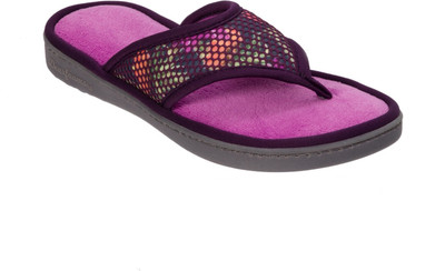

Dearfoams Flip Flops, Purple
