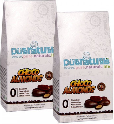

Purenaturals Diets Choco Almonds- Set of 2(200 g, Pack of 2)