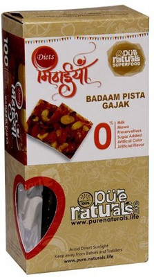 

Purenaturals Diets Chikki Badaam Pista Gajak(100 g)