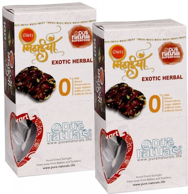 

Purenaturals Diets Mithai Exotic Herbal- Set of 2(200 g, Pack of 2)